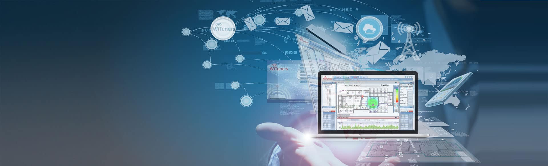 WiTuners Connected - Real time continuous tuning and auditing WiFi, optimizing WLAN configurations