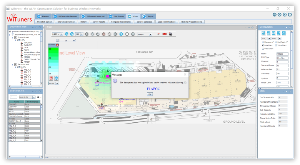 generate-one-click-code-for-remote-project in WiFi planning software