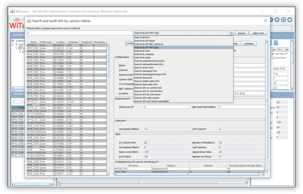 search aps informance various way in wireless network performance wifi optimization